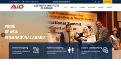 Desktop Screenshot of aestheticinstitute.co.in