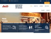 Tablet Screenshot of aestheticinstitute.co.in